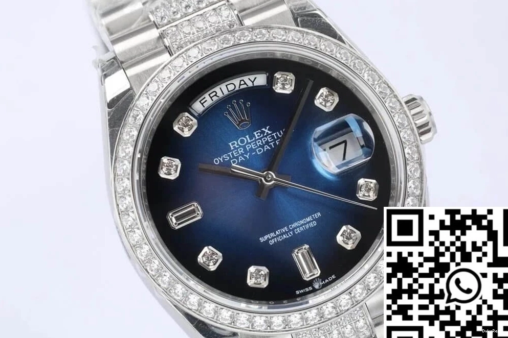 Factory Diamond M128349RBR-0016 Date EW Bezel Rolex Day 0403